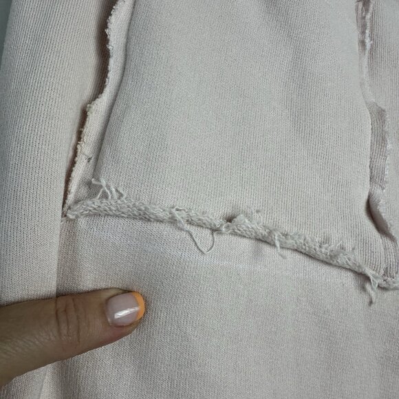 Frank & Eileen Bella Sweatpant Womens L Triple Fleece Cotton Pink Lounge Preppy - Picture 7 of 12